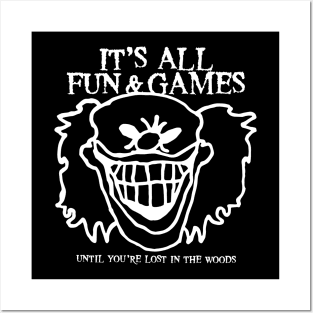 It's All Fun & Games - White Posters and Art